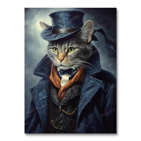 Purrlock Holmes (Diamond Painting) Diamond Painting kit