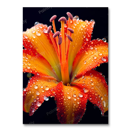Dew Drop Lily (Diamond Painting) Diamond Painting kit