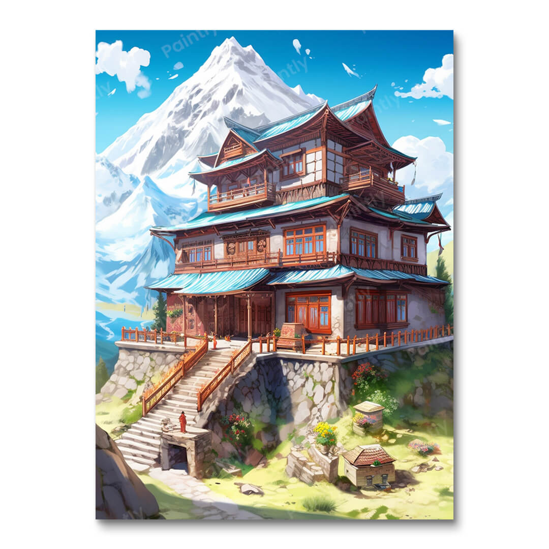The Himalayas Paint by Numbers – Paintly Kits