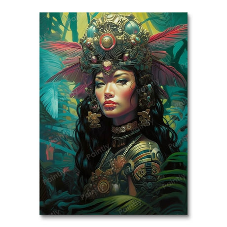 BOGO Amazonian Leader (60x80cm) People Paint by Numbers kit