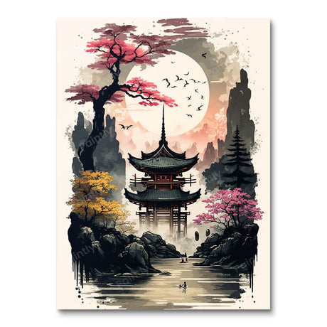 Whispers of the Past (Board Canvas) Sacred Grounds Paint by Numbers kit