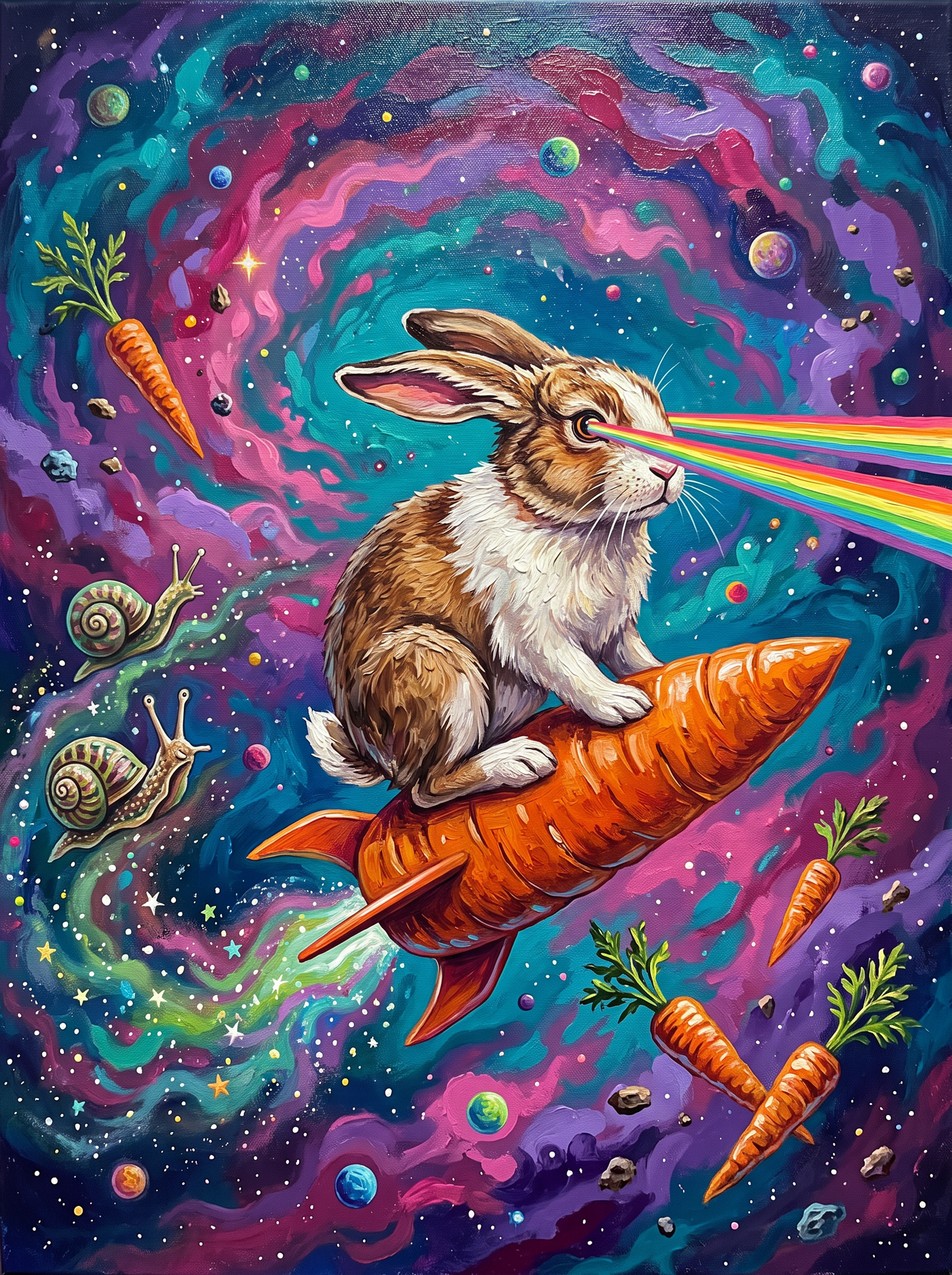 Rabbit Carrot Rocket