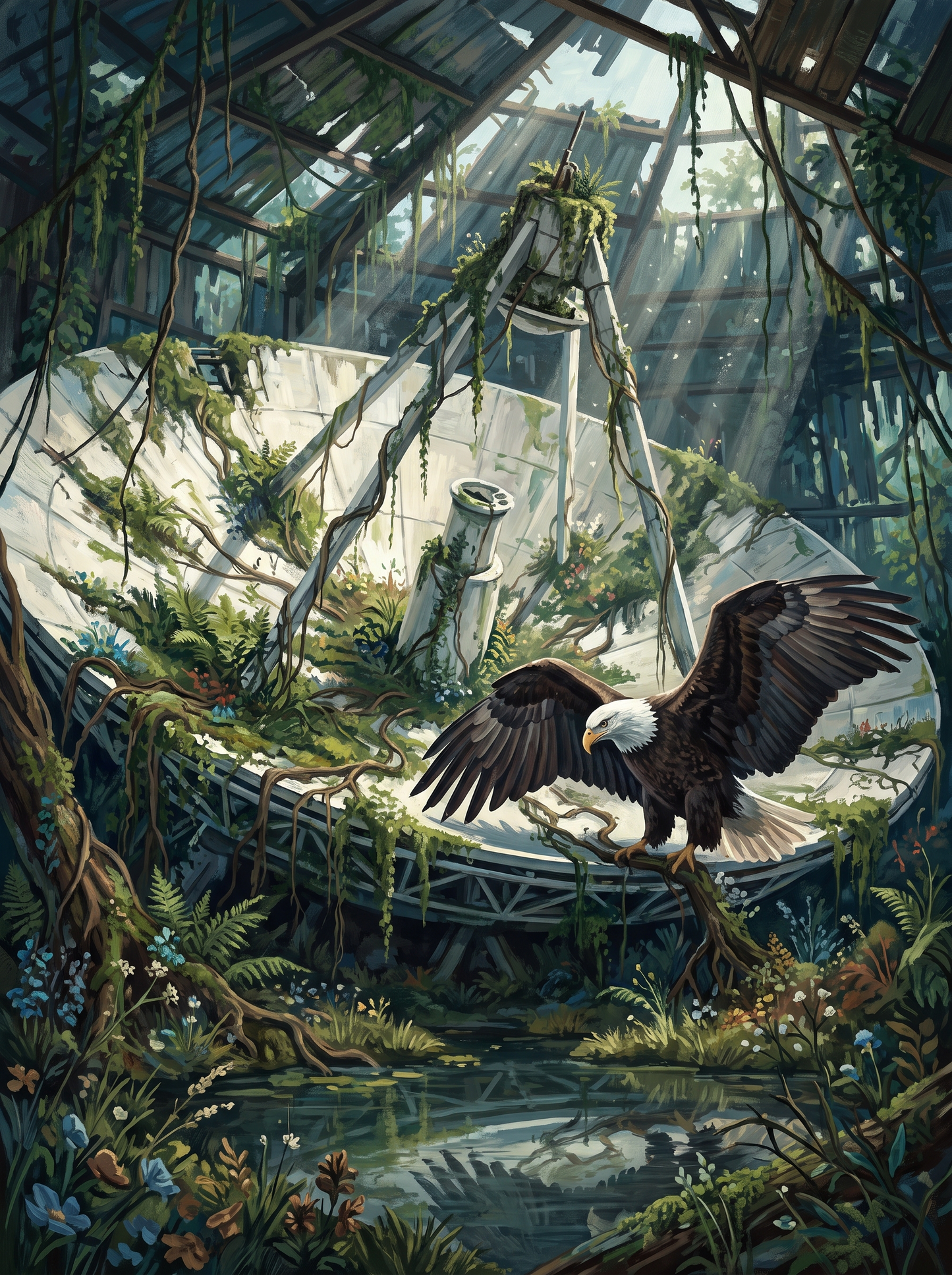 Radio Dish Eagle
