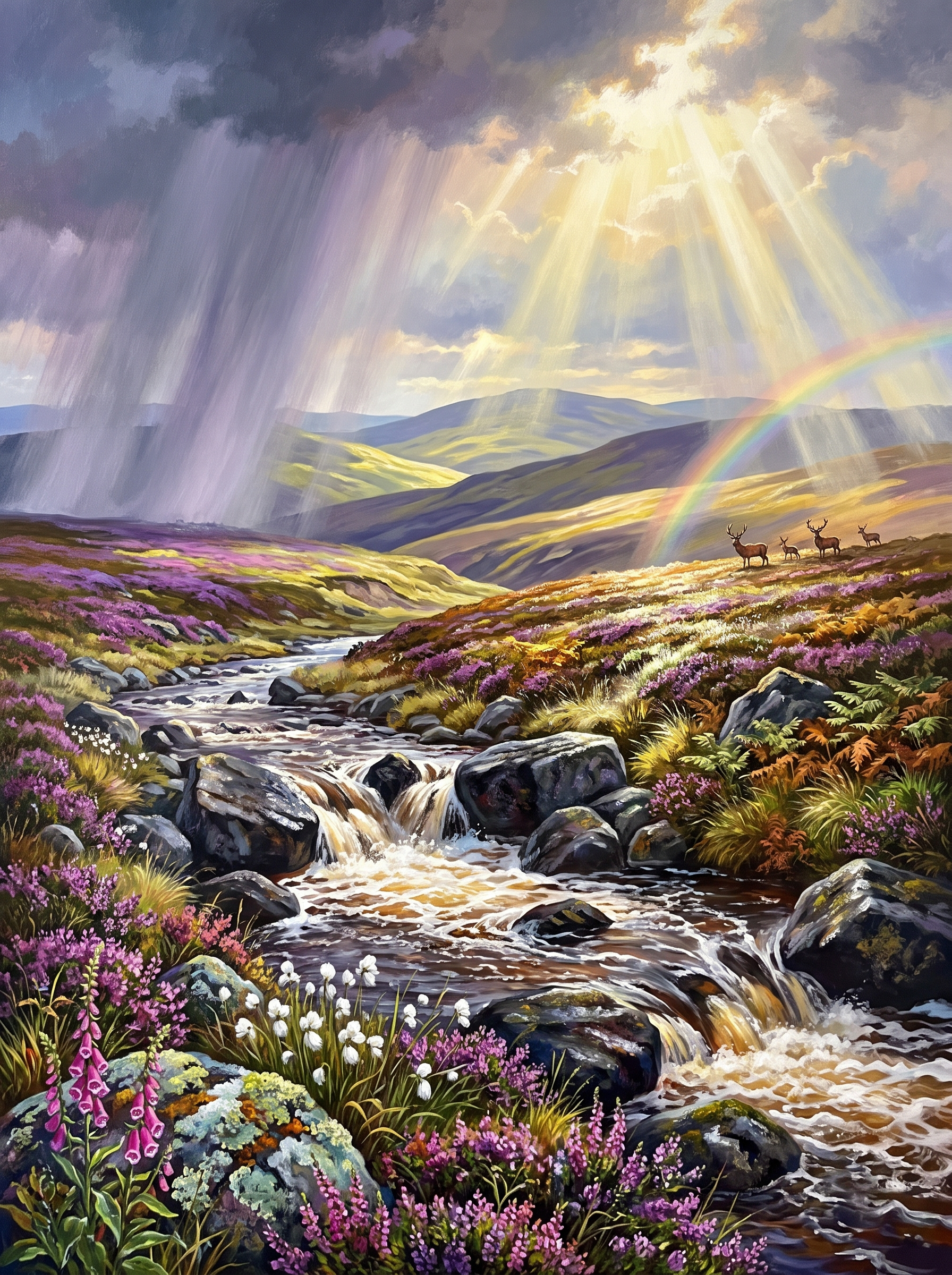 Rain Shower on the Moor