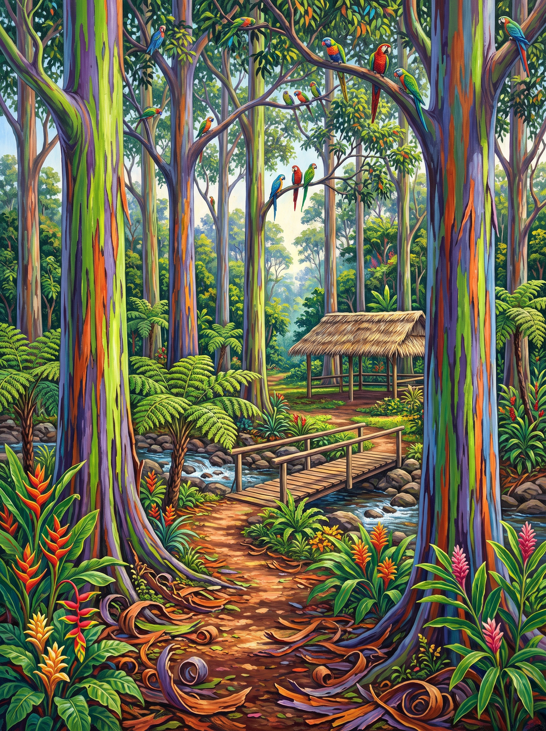 Rainbow Eucalyptus