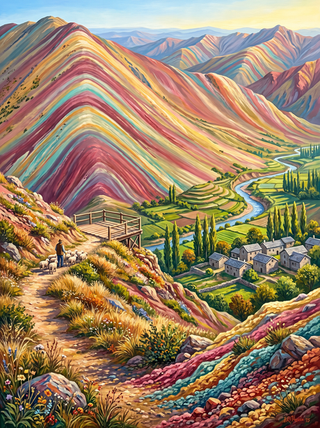 Rainbow Mountains