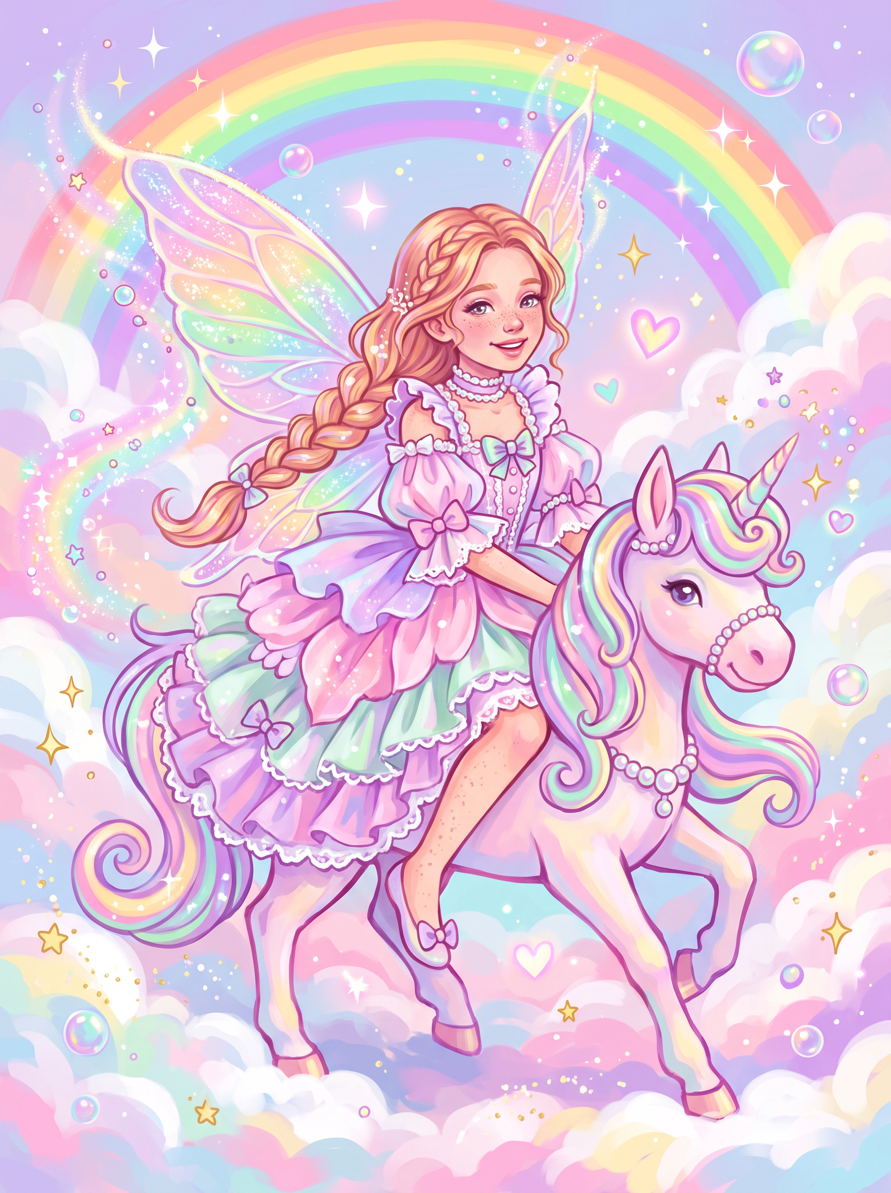 Rainbow Unicorn Fairy