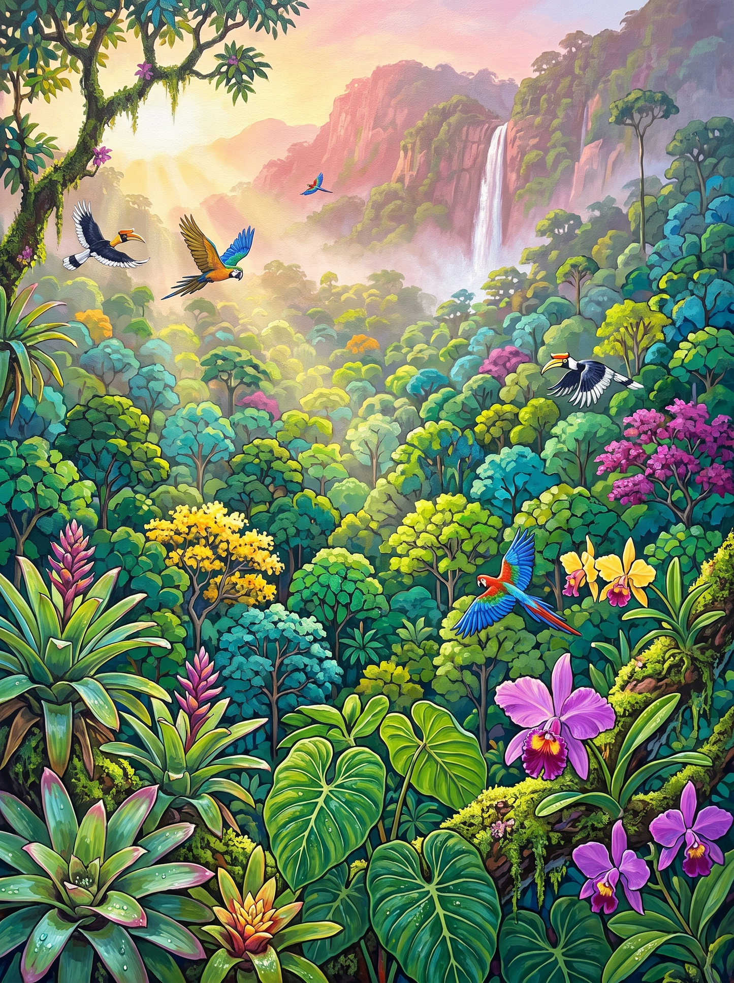 Rainforest Canopy Sunrise