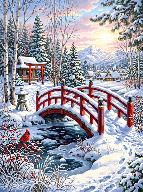 Red Bridge Snow