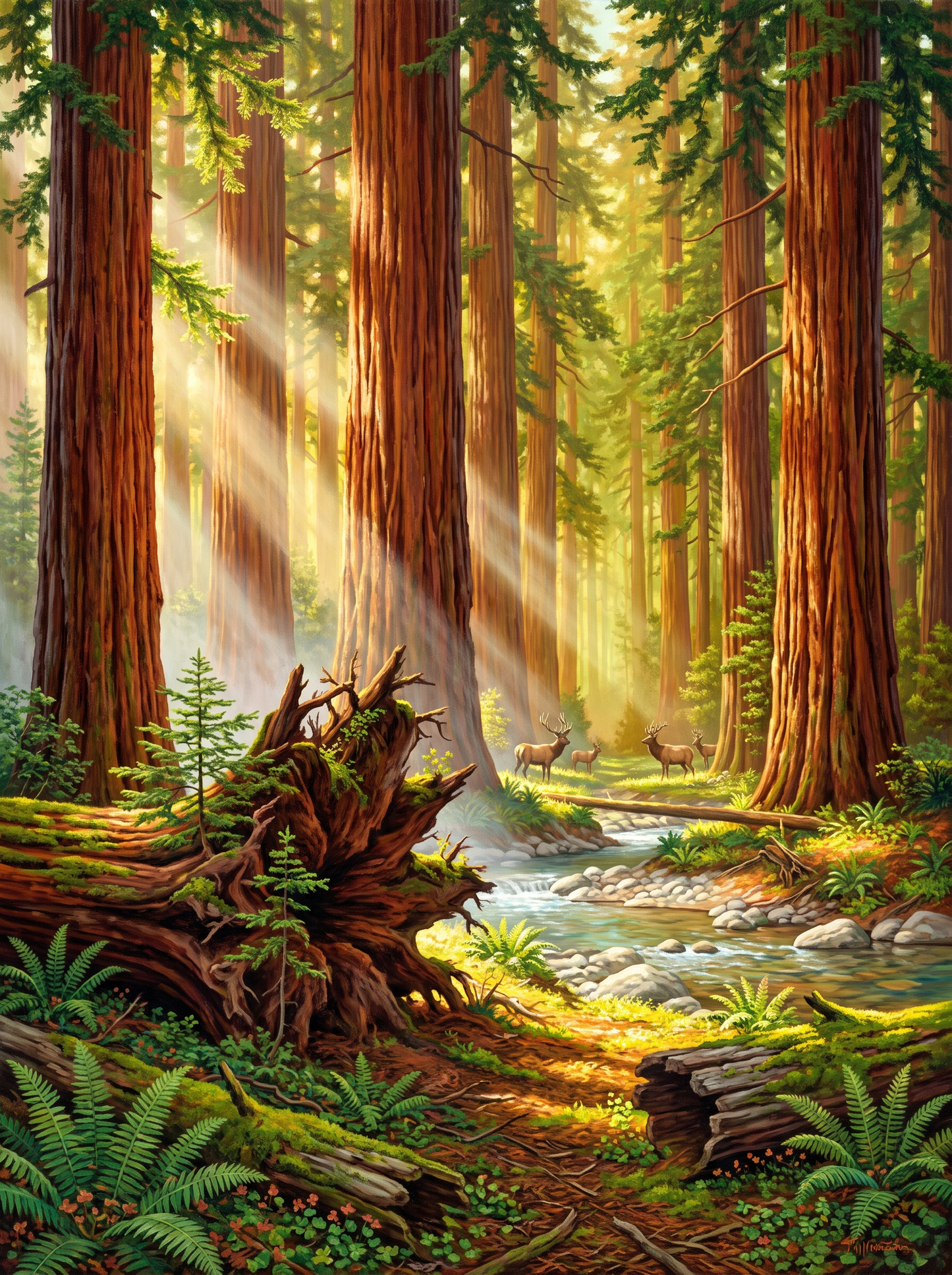 Redwood Light Shafts