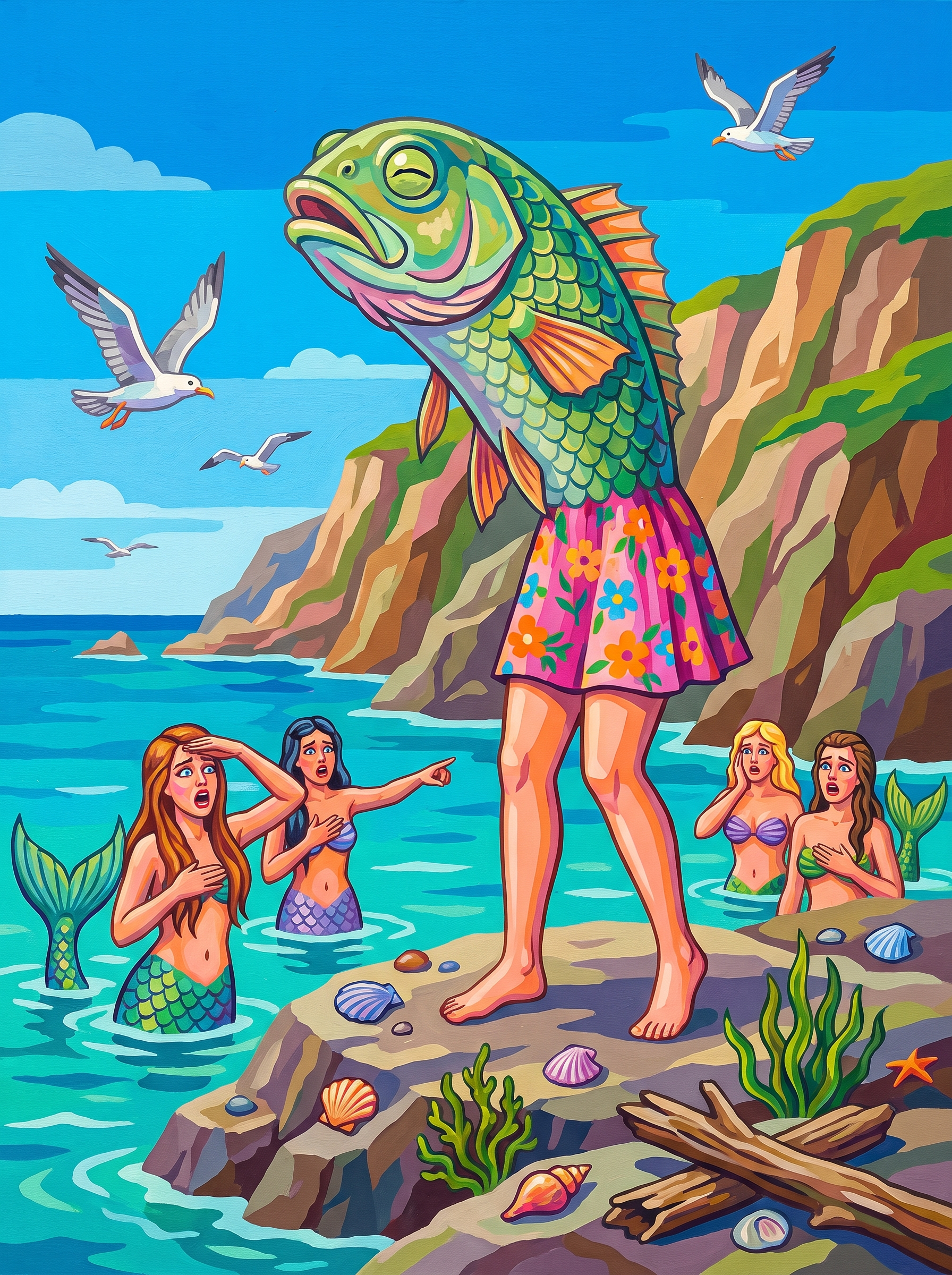 Reverse Mermaid