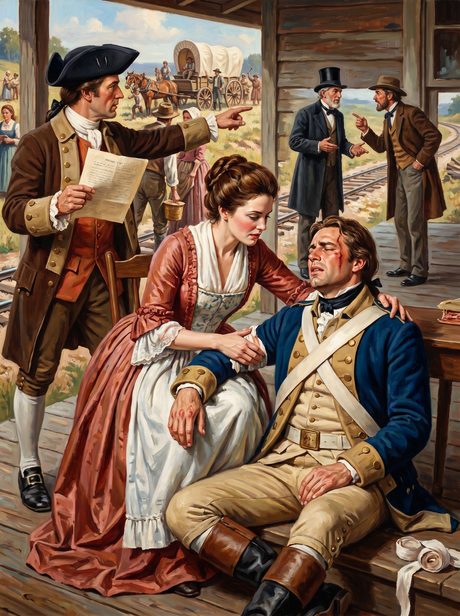 Revolution Soldier Farewell (150 Color Diamond Painting)