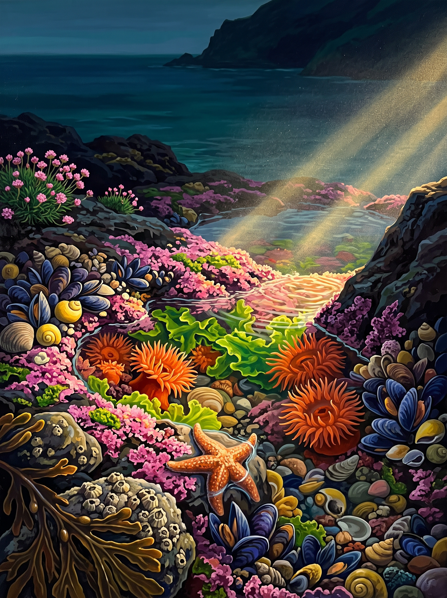 Rock Pool Anemones
