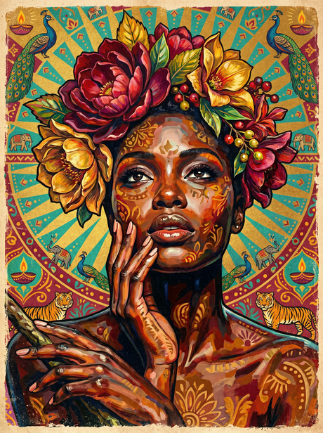 Rose Crown Goddess (150 Color Diamond Painting) Diamond Painting kit