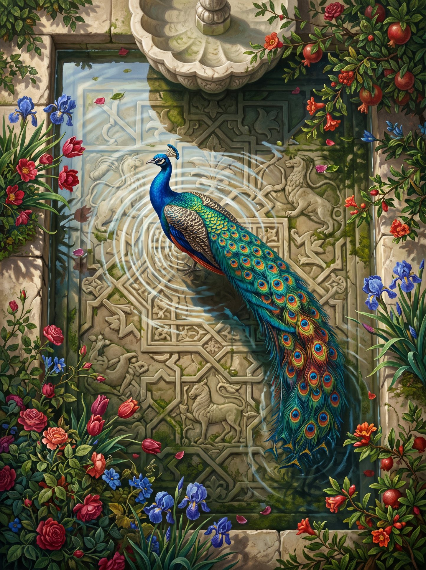 Rose Garden Peacock