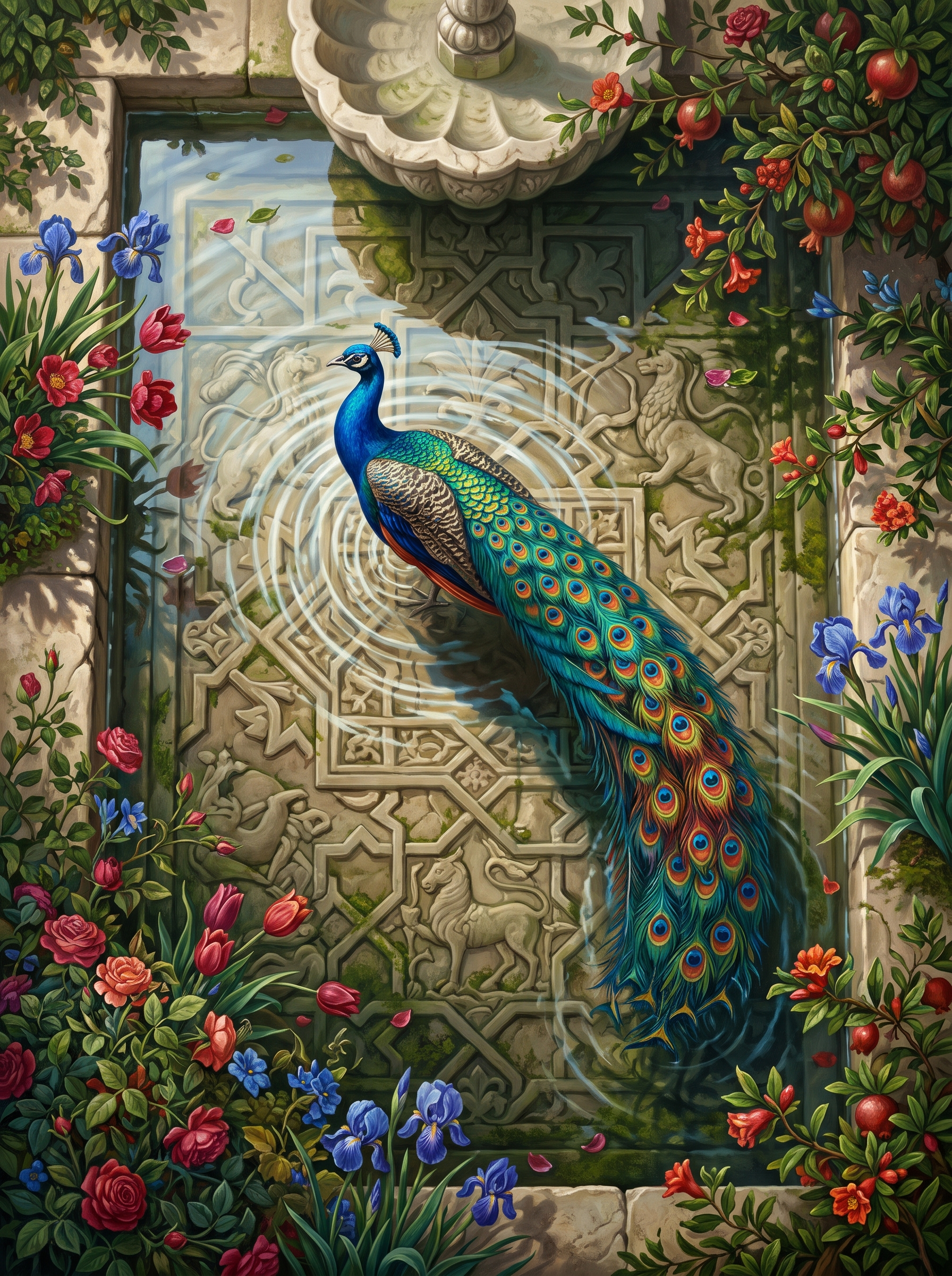 Rose Garden Peacock