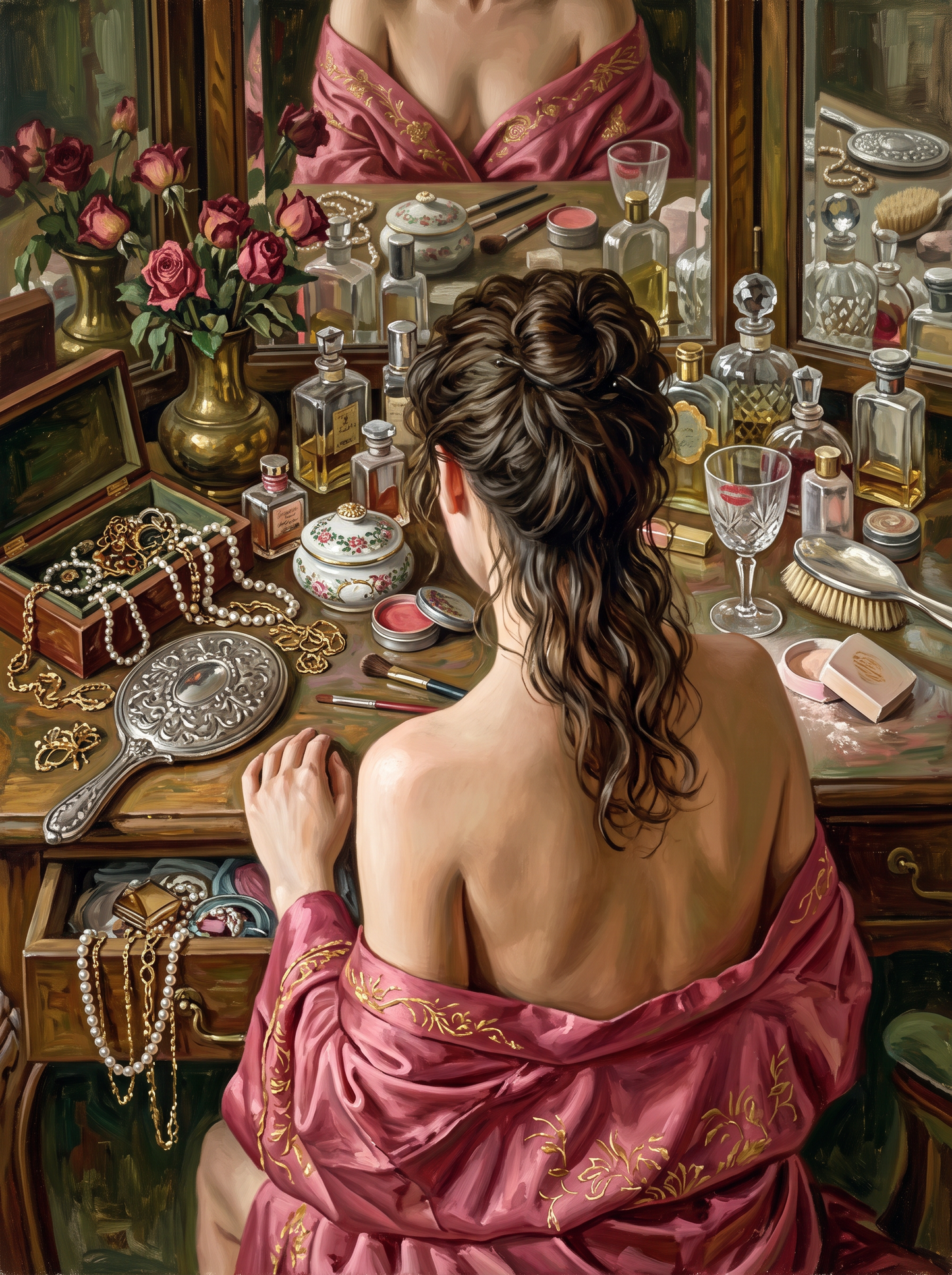 Roses at the Vanity