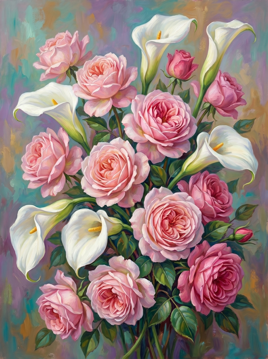 Roses Calla Pairing (Diamond Painting)