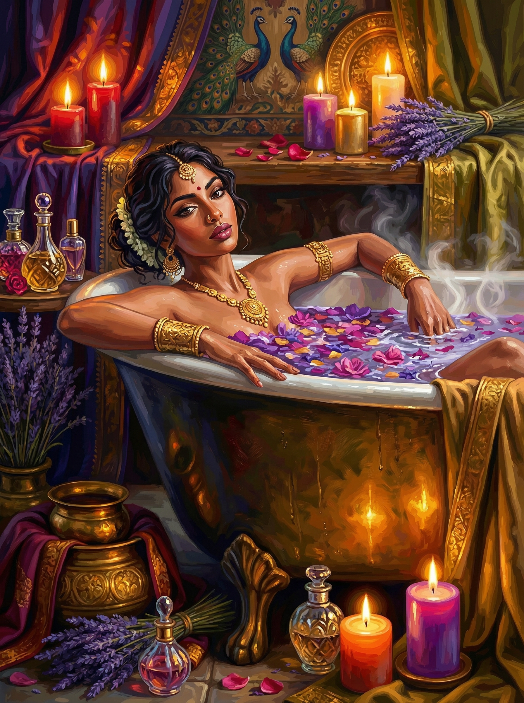 Royal Spa Sanctuary (100 Color Diamond Painting) Diamond Painting kit