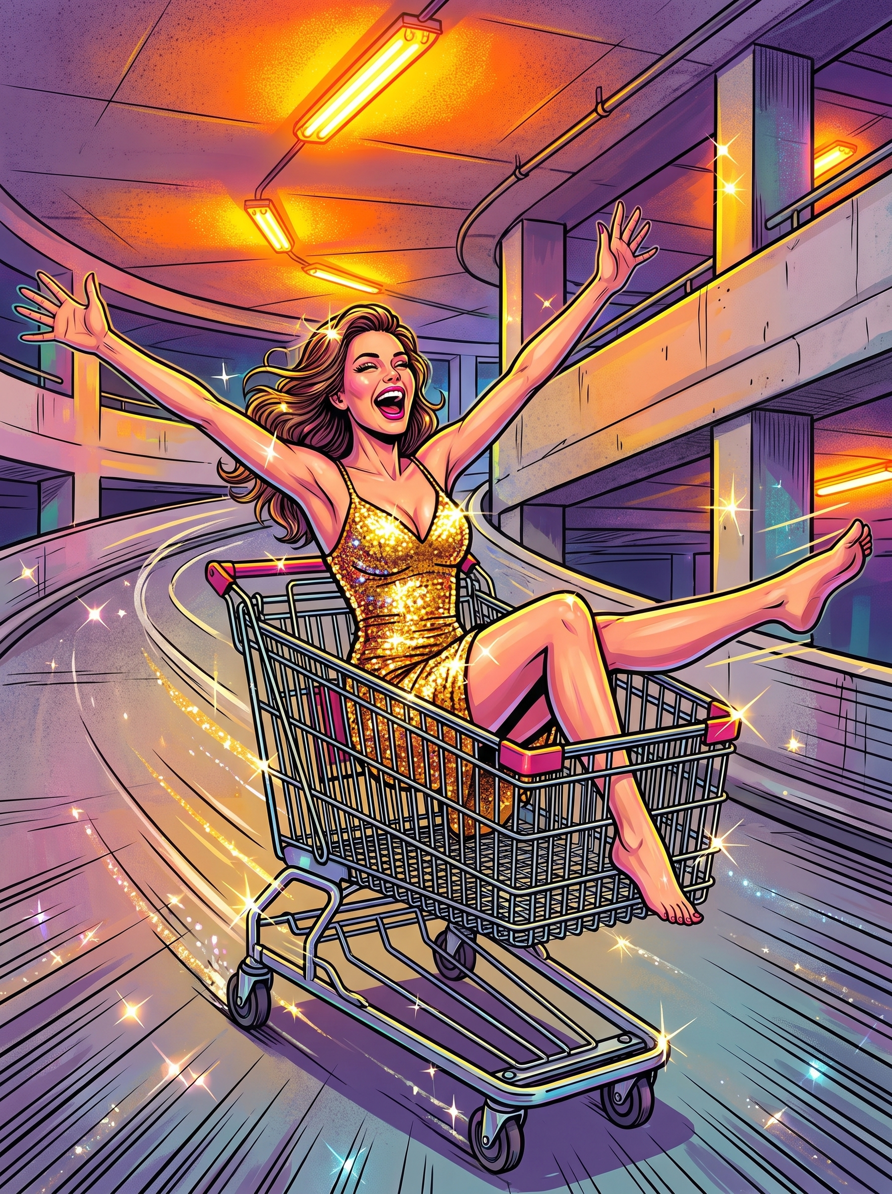 Trolley in Full Flight
