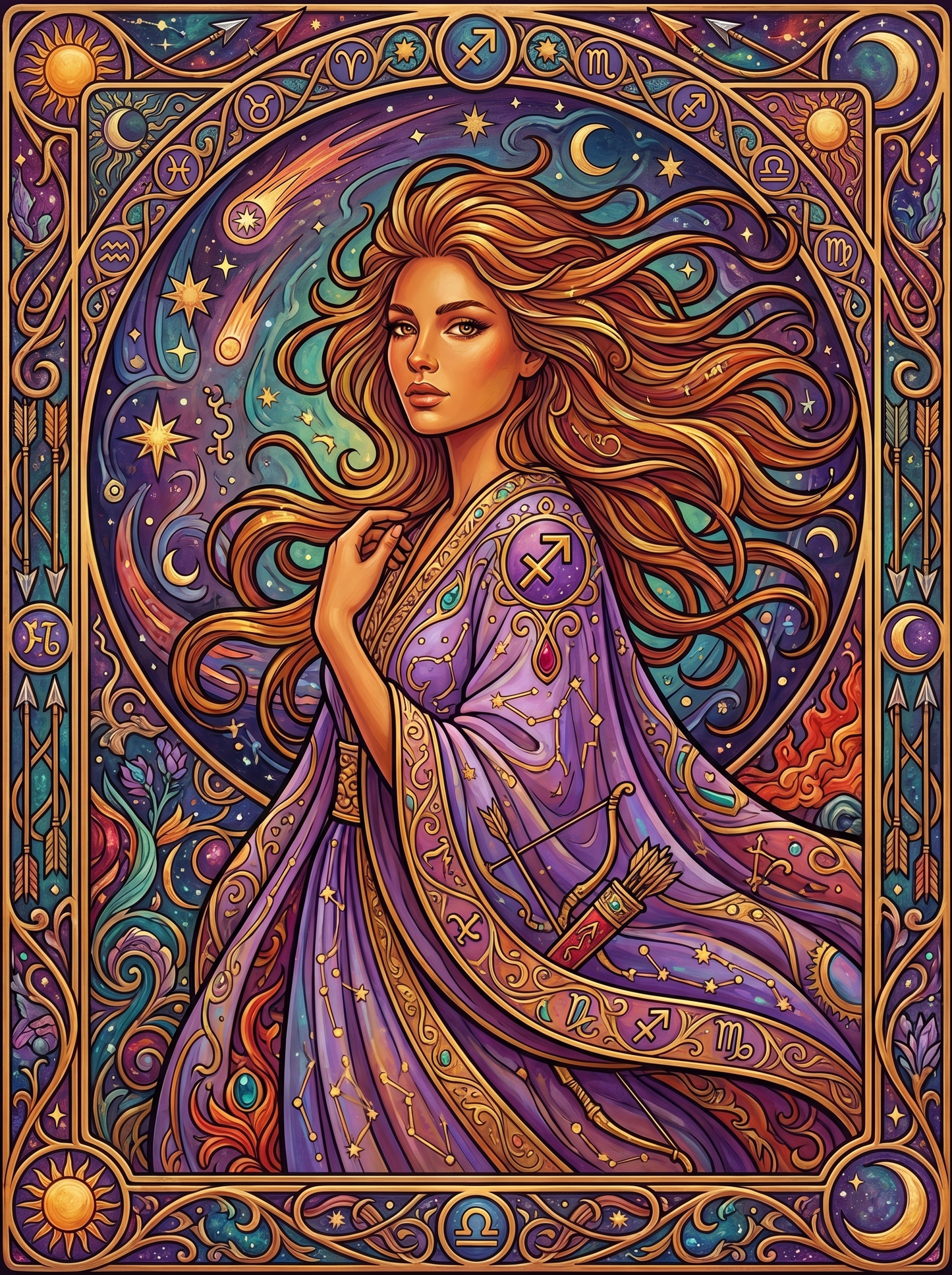 Sagittarius Celestial Woman (80 Colors)