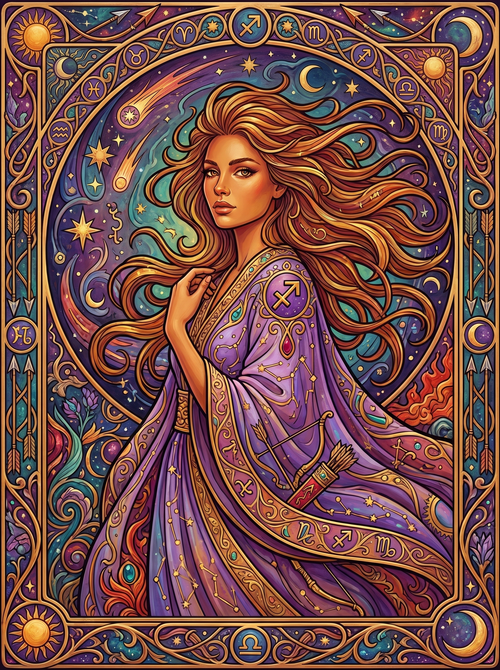 Sagittarius Celestial Woman (80 Colors)