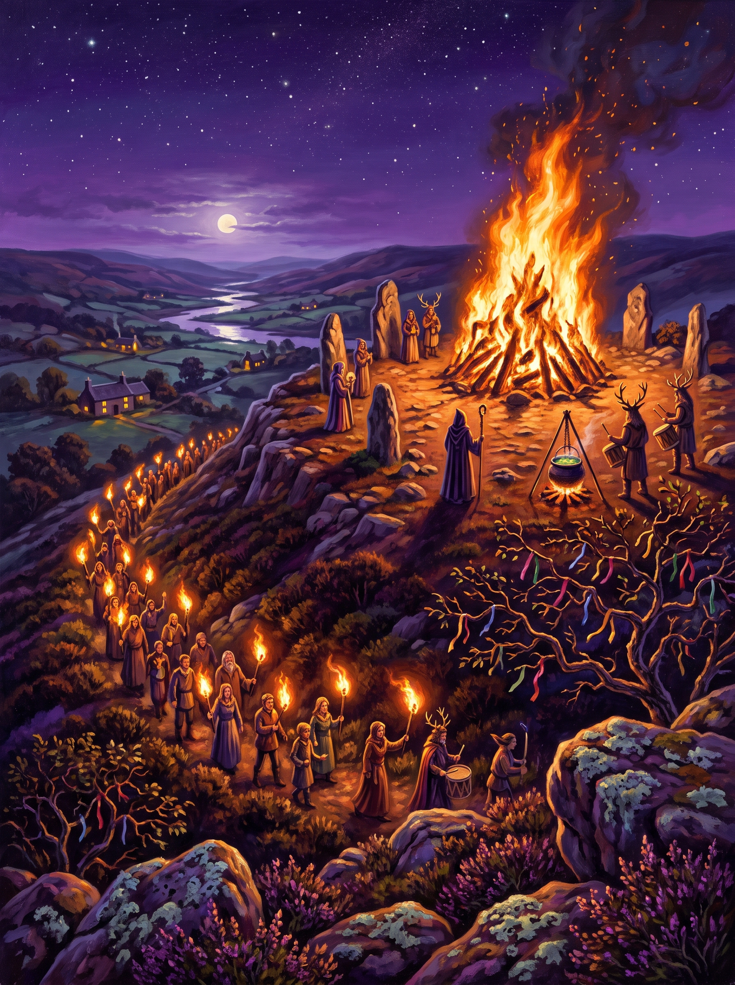 Samhain Hilltop Fire