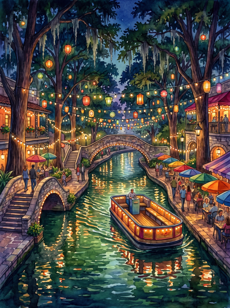 River Walk Lanterns, San Antonio