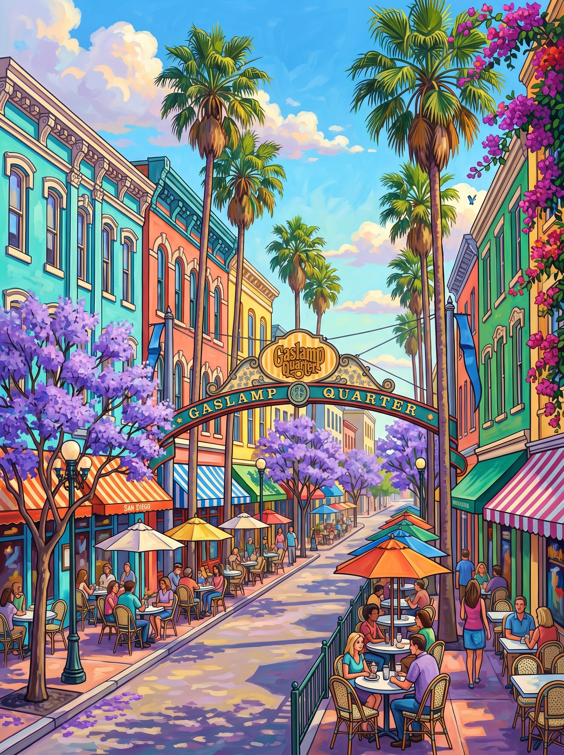 Gaslamp Quarter, San Diego
