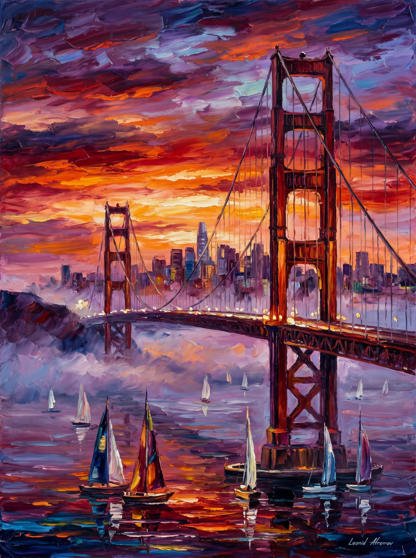 San Francisco Golden Gate Sunset