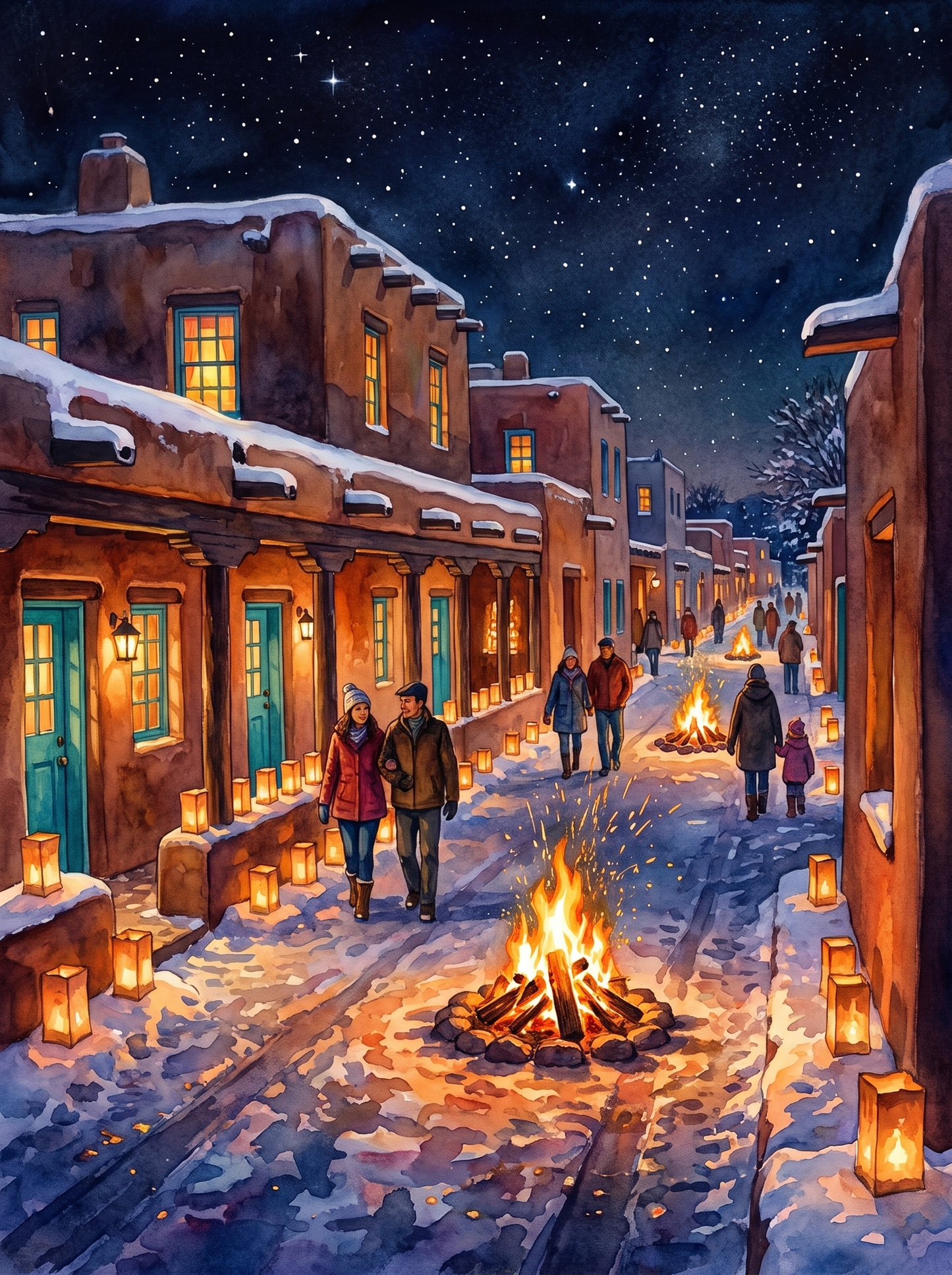 Santa Fe Luminarias