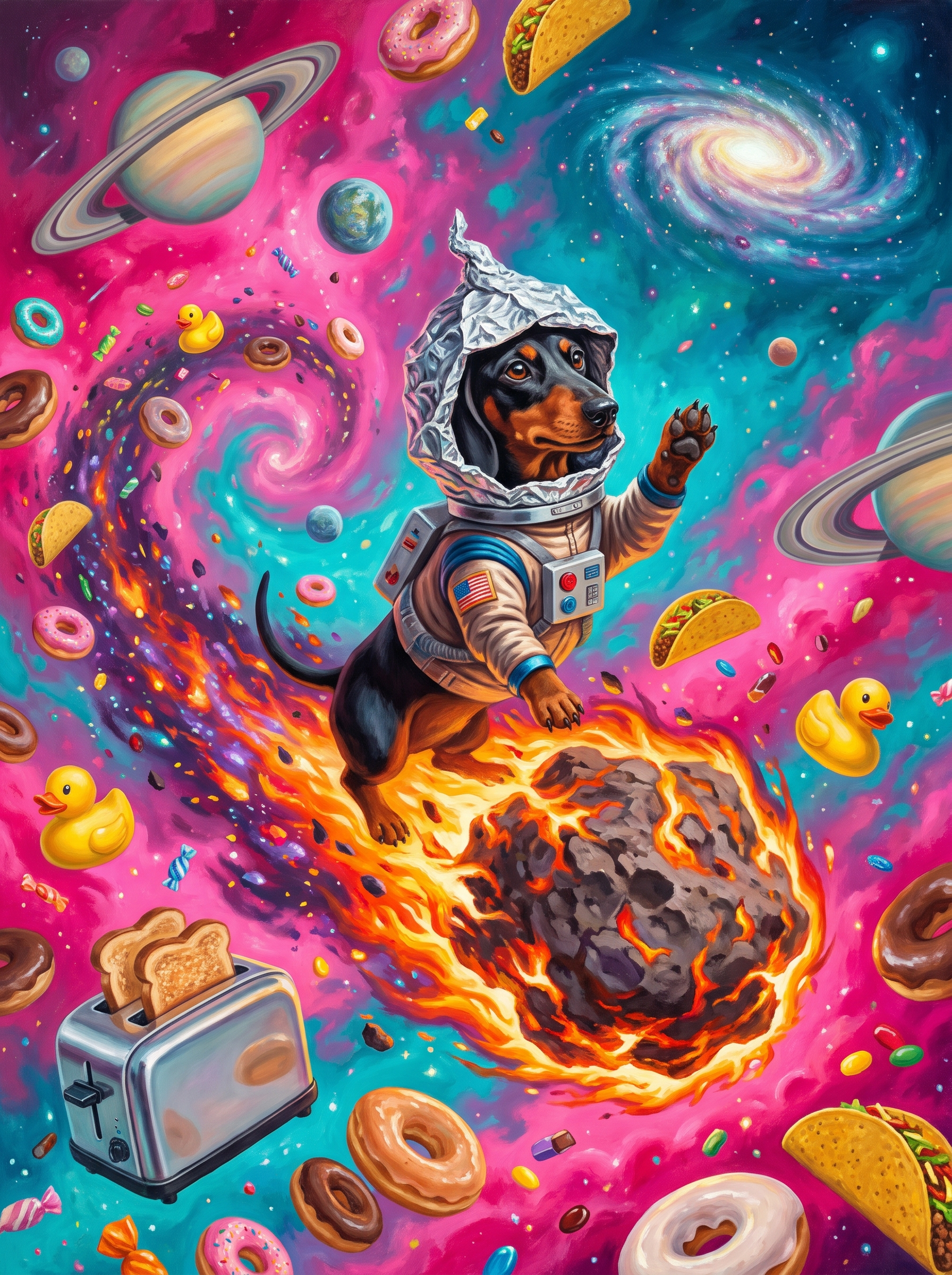 Sausage Dog Meteor Rodeo