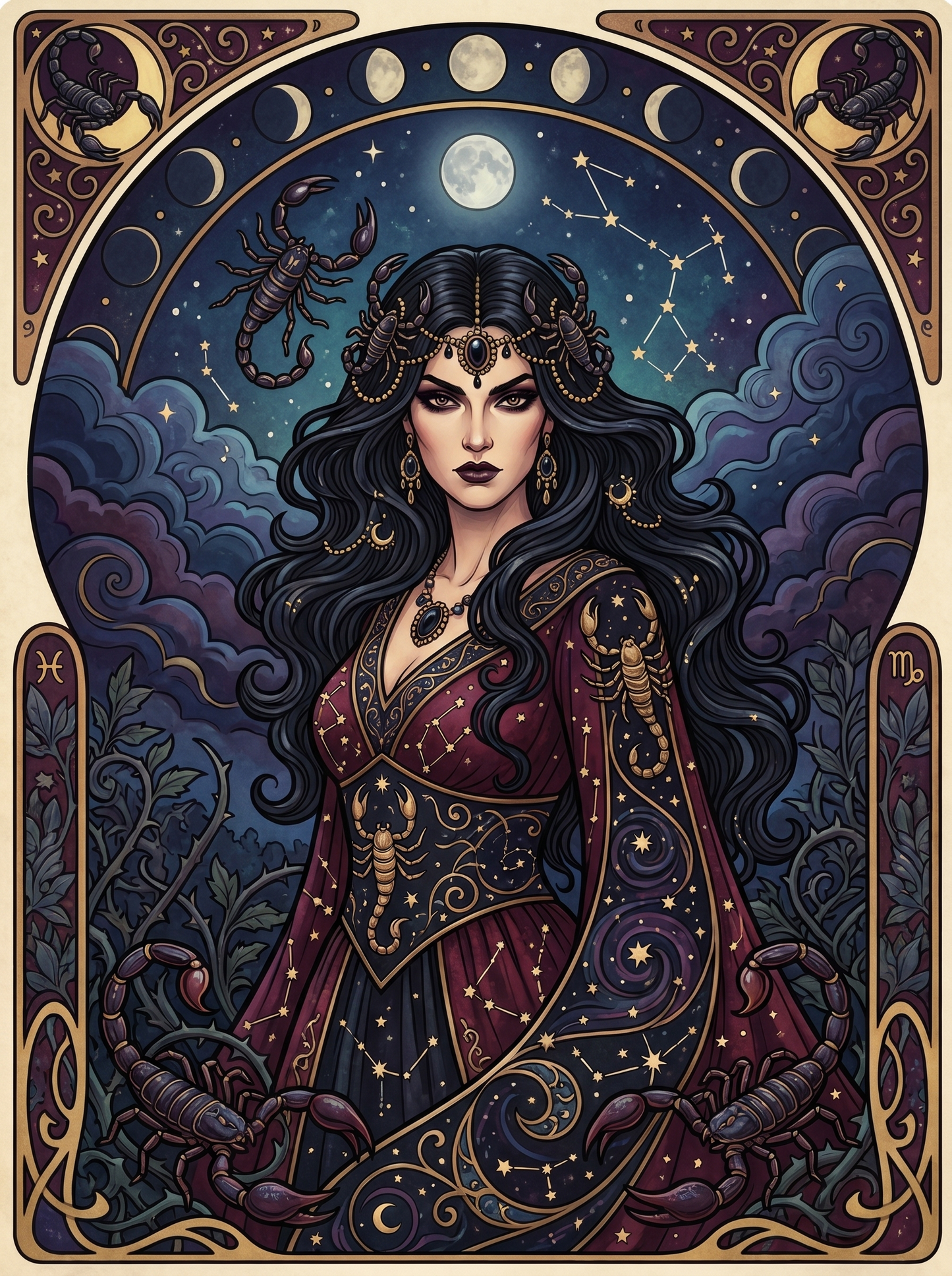 Scorpio Starlit Woman (80 Colors)