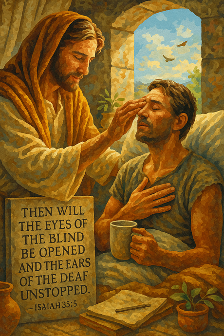 Isaiah 35:5 (Diamond Painting) Diamond Painting kit