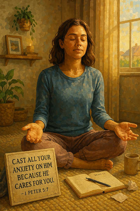 1 Peter 5:7 (Diamond Painting) Diamond Painting kit