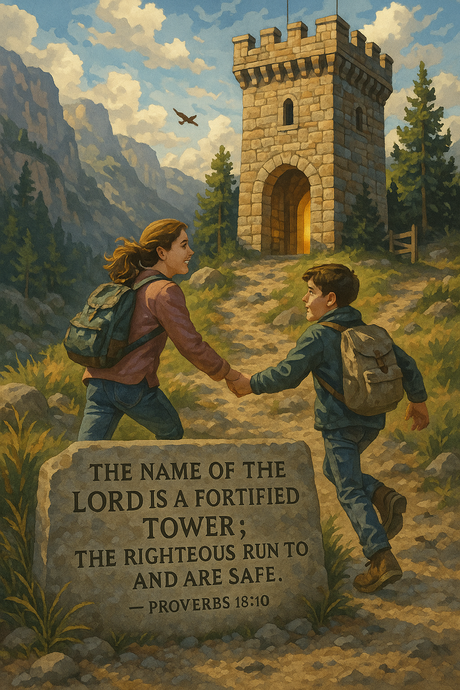 Proverbs 18:10 (Diamond Painting) Diamond Painting kit