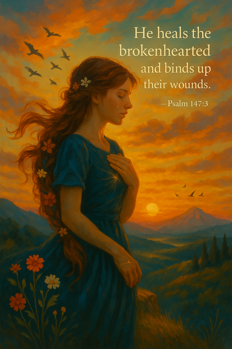 Psalm 147:3 (Diamond Painting) Diamond Painting kit