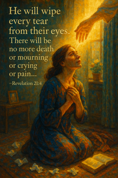 Revelation 21:4 Halloween Paint by Numbers kit