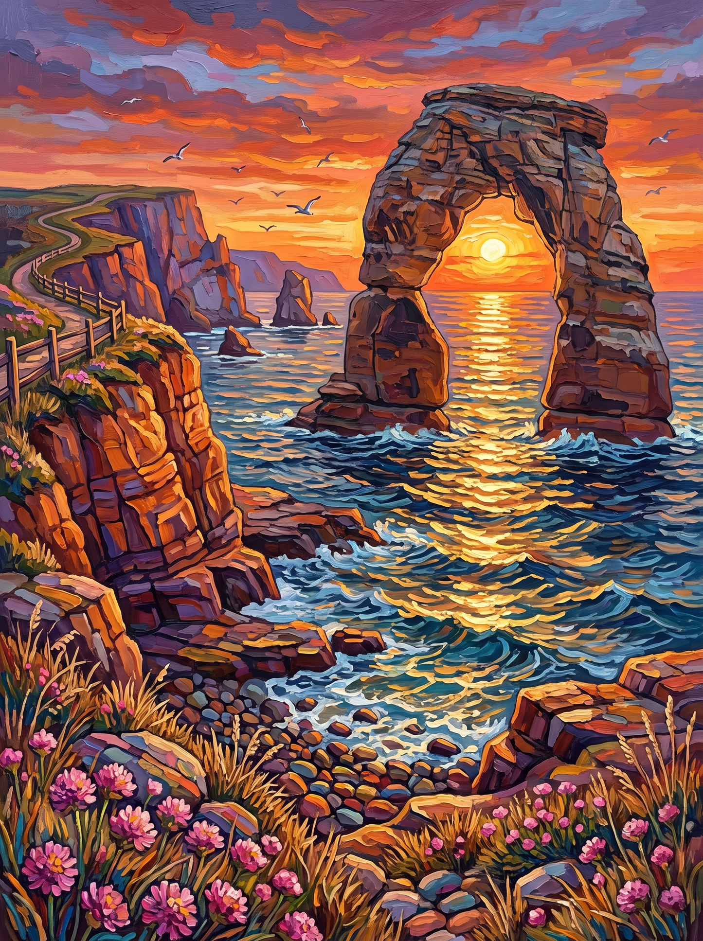Sea Arch Sunset