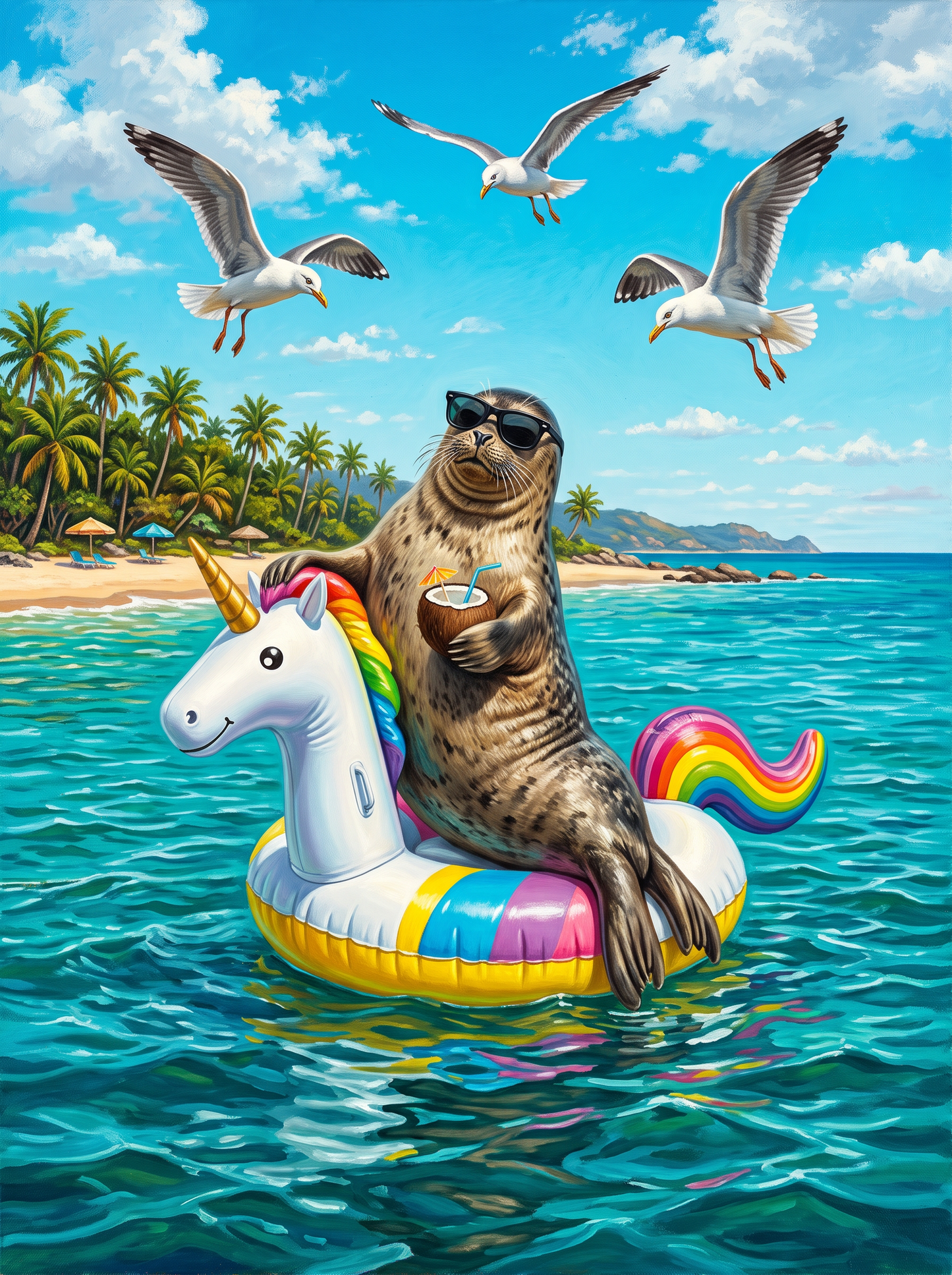 Seal on a Unicorn Ring