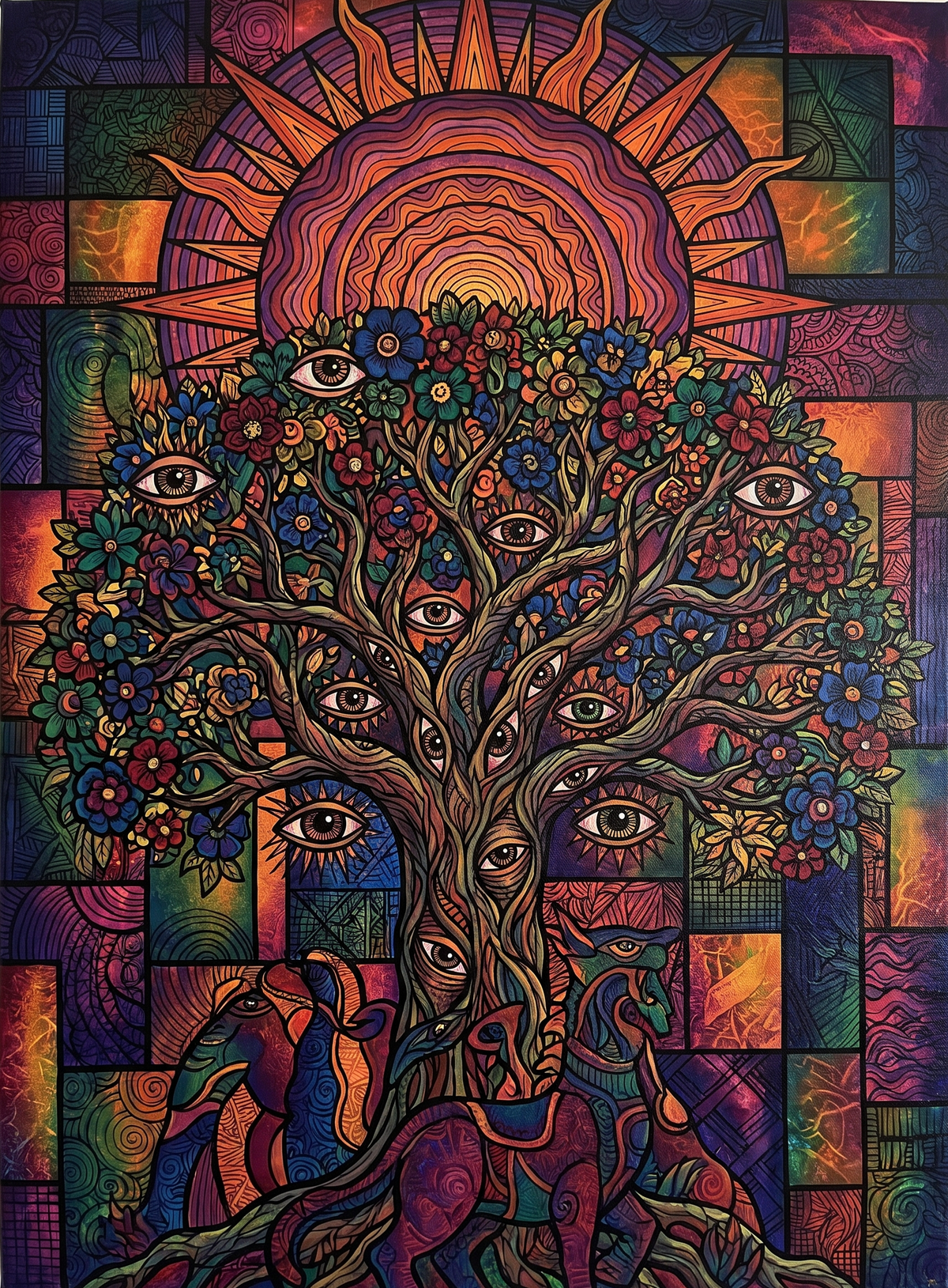 All Seeing Flower Tree
