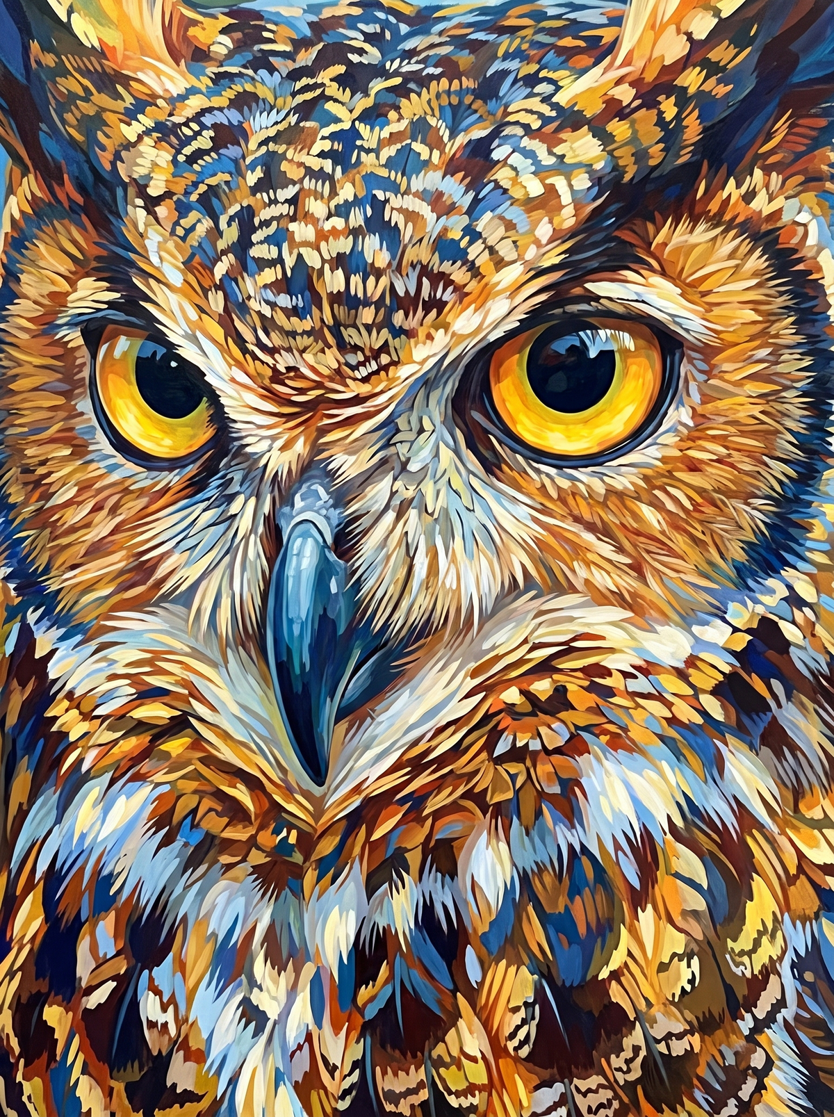 Amber Eyed Owl