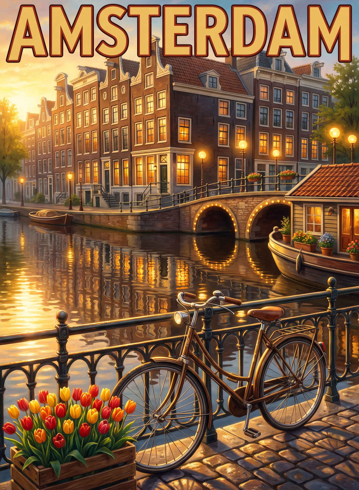 Amsterdam Canal Bicycle