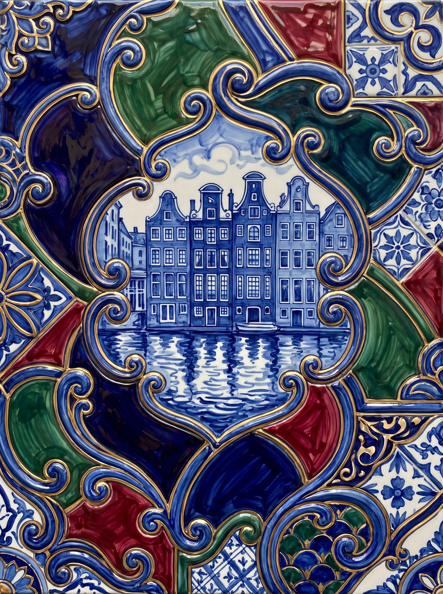 Amsterdam Canal Houses Delft