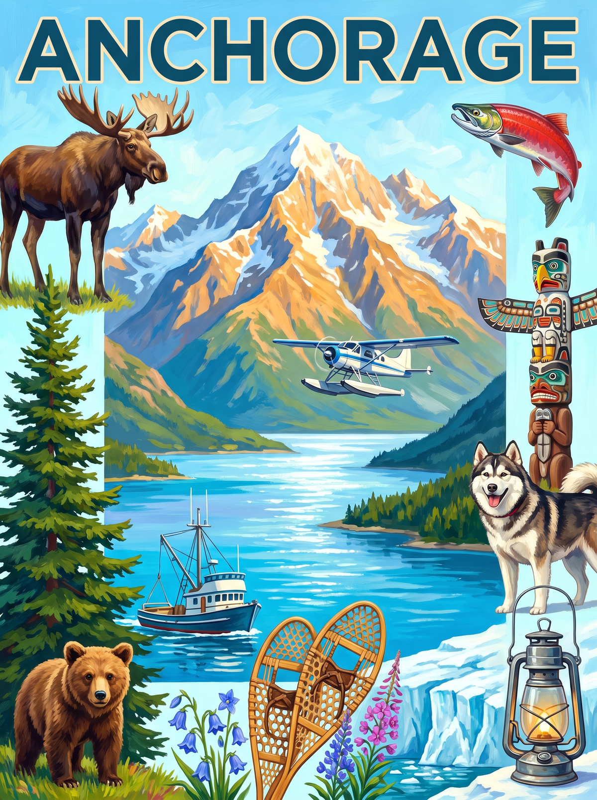Anchorage Seaplane Peaks