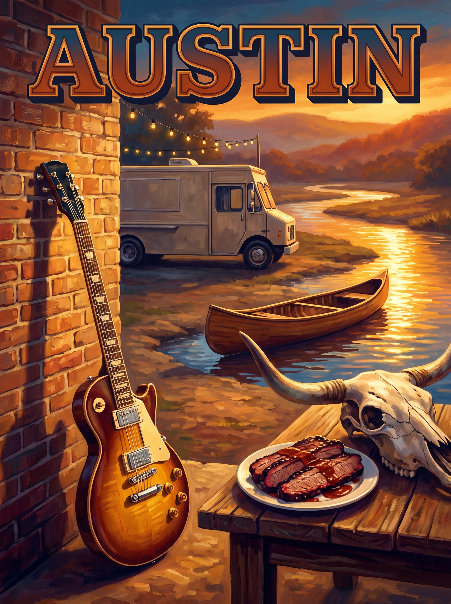 Austin Guitar And Brisket