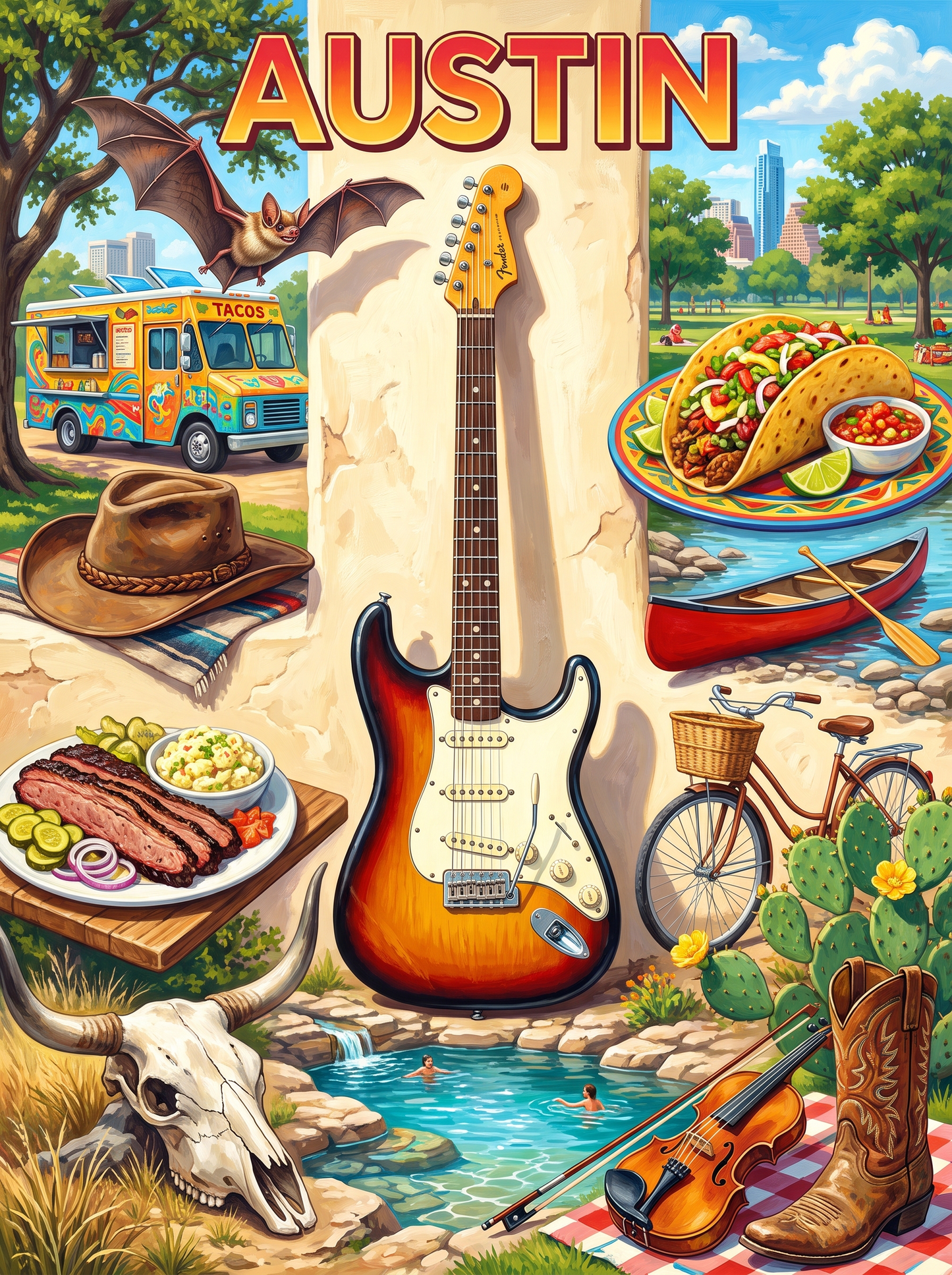 Austin Guitar Tacos