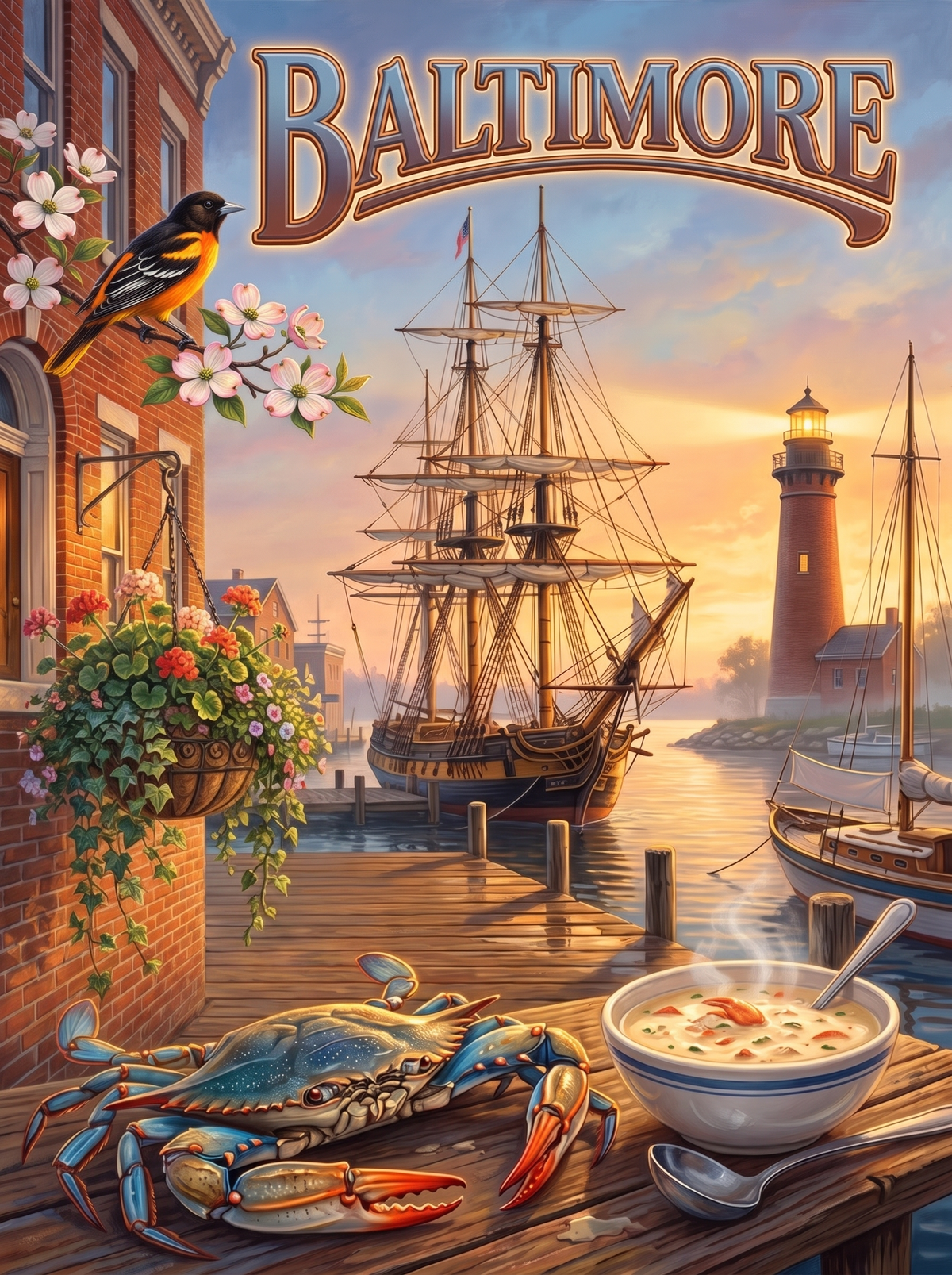 Baltimore Harbor Tall Ship