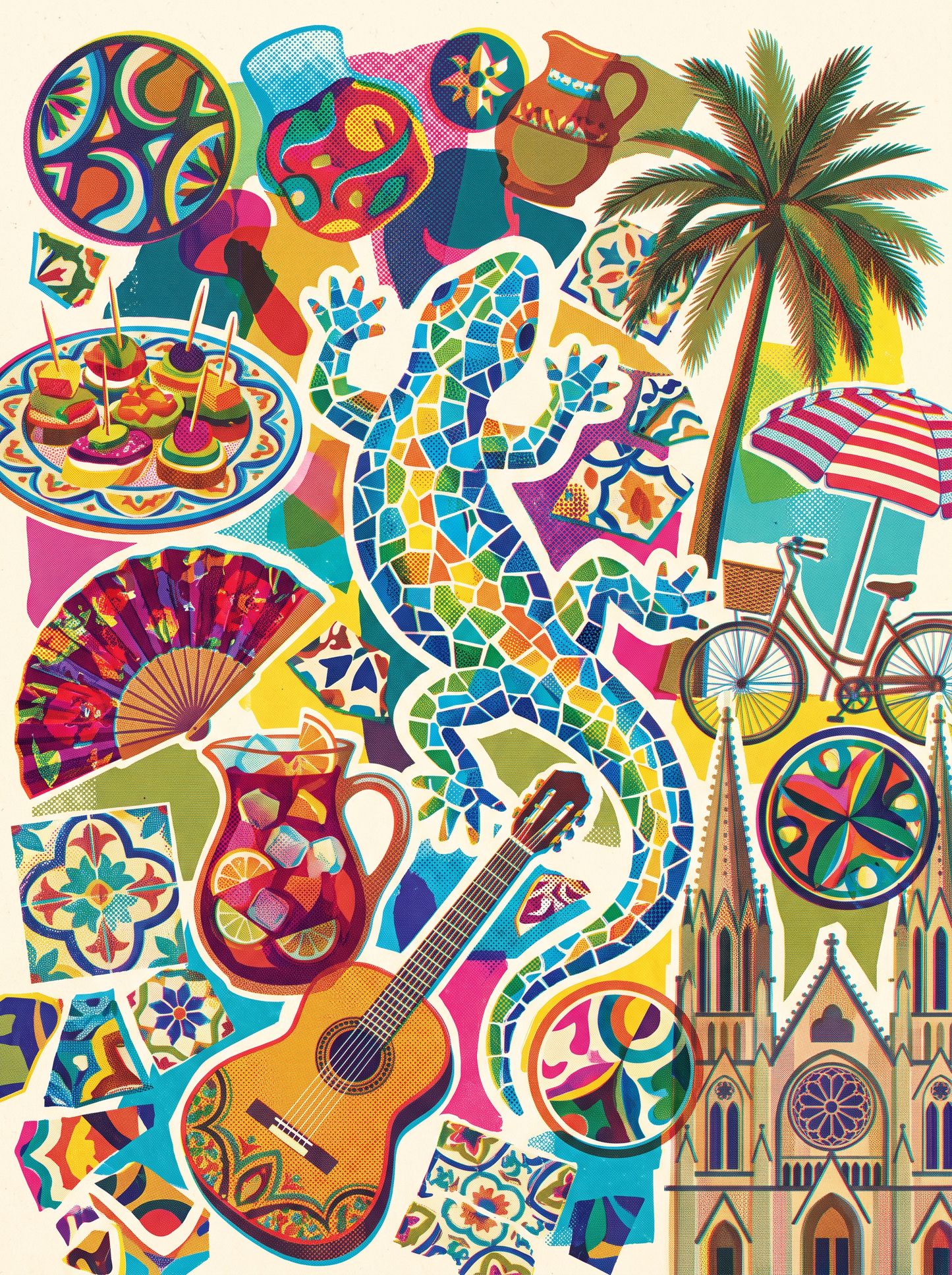 Barcelona Park Guell Gecko