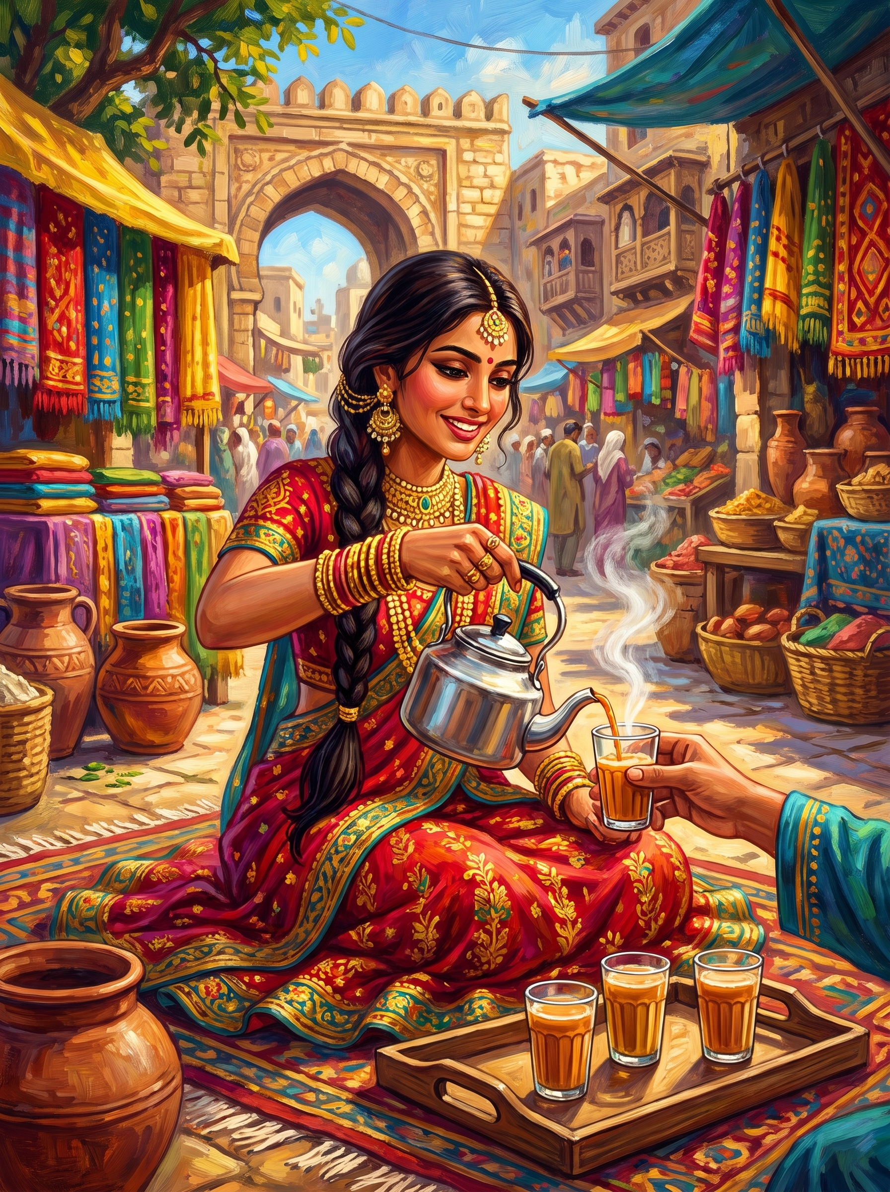 Bazaar Chai Pour